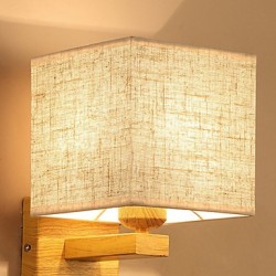 Minimalist Solid Wood Table Lamp Bedside Desk Lamp