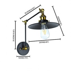 4 E27 Rustic/Lodge Traditional/Classic Painting Feature for LED Bulb Included,Downlight LED Wall Lights Wall Light