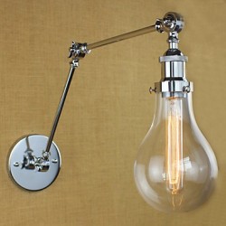 40W E26/E27 Country Retro Electroplated Feature for Mini Style Bulb Included Eye Protection Swing Arm Lights