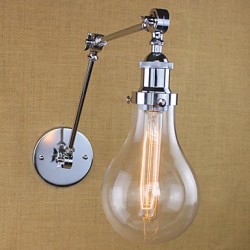 40W E26/E27 Country Retro Electroplated Feature for Mini Style Bulb Included Eye Protection Swing Arm Lights