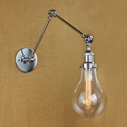 40W E26/E27 Country Retro Electroplated Feature for Mini Style Bulb Included Eye Protection Swing Arm Lights