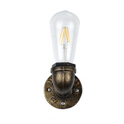 4 E27 Rustic/Lodge Traditional/Classic Antique Brass Feature for LED Bulb Included,Ambient Light Wall Sconces Wall Light