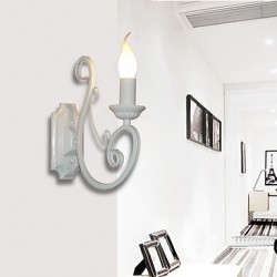 E12/E14 Candle Lamp Bedside Lamp Wall Lamp Iron Corridor Creative Pastoral Mirror Lamp