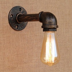 40W E26/E27 Country Retro Painting Feature for Mini Style Swing Arm Bulb Included,Ambient Light Wall Sconces