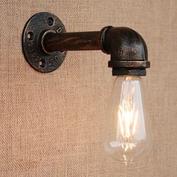 40W E26/E27 Country Retro Painting Feature for Mini Style Swing Arm Bulb Included,Ambient Light Wall Sconces