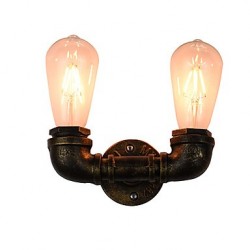 8 E27 Rustic/Lodge Traditional/Classic Antique Brass Feature for LED Bulb Included,Ambient Light LED Wall Lights Wall Light