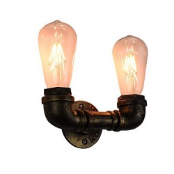 8 E27 Rustic/Lodge Traditional/Classic Antique Brass Feature for LED Bulb Included,Ambient Light LED Wall Lights Wall Light