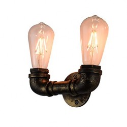 8 E27 Rustic/Lodge Traditional/Classic Antique Brass Feature for LED Bulb Included,Ambient Light LED Wall Lights Wall Light