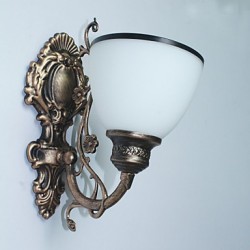 Simple American Wall Lamp Bedside Lamp Living Room Decorative Lamp Wrought Iron European Style Creative Wall Lamp