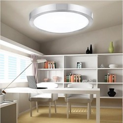 Flush Mount Lights LED 12W Bedroom Light Round Simple Modern Diameter 29CM