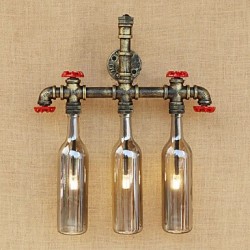 9 G4 LED Vintage Country Antique Bronze Feature Ambient Light Wall Sconces Wall Light