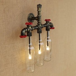 9 G4 LED Vintage Country Antique Bronze Feature Ambient Light Wall Sconces Wall Light