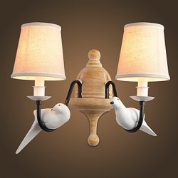 2*60 E14 E12 Rustic/Lodge Simple Vintage Painting FeatureAmbient Light Wall Sconces Wall Light