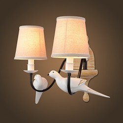 2*60 E14 E12 Rustic/Lodge Simple Vintage Painting FeatureAmbient Light Wall Sconces Wall Light