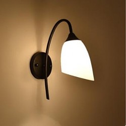 Black American Simple Bedroom Lamp Fishing Bedside Wall Lamp