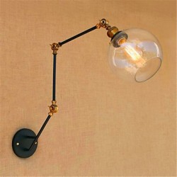 40W E26/E27 Rustic/Lodge Chrome Feature for Swing Arm / Bulb Included,Ambient Light Swing Arm Lights Wall Light