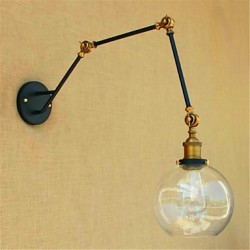 40W E26/E27 Rustic/Lodge Chrome Feature for Swing Arm / Bulb Included,Ambient Light Swing Arm Lights Wall Light