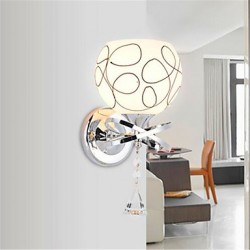 Hotel Led Bedroom Bedside Lamp Modern Mnimalist Glass Wall Lamp