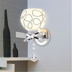 Hotel Led Bedroom Bedside Lamp Modern Mnimalist Glass Wall Lamp