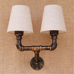 6W E27 BG086-2 Rustic/Lodge Brass Feature for Bulb IncludedAmbient Light Wall Sconces Wall Light