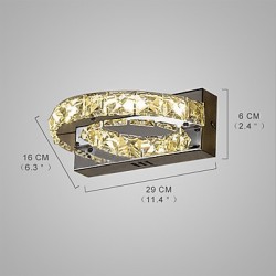 8 LED Integrated Modern/Contemporary Painting Feature for Crystal,Ambient Light Wall Sconces Wall Light