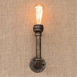 40W E27 BG812 Nostalgia Simple Water Pipe Decorative Small Wall Lamp Wall Light