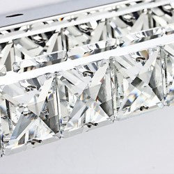 26.8Inch Long High Quality 18W LED Mirror Lamp Bathroom Lights 100-240V Metal and Crystal Wall Light