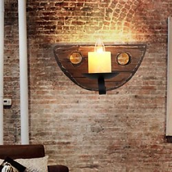 60 E12/E14 Rustic/Lodge Painting Feature for Mini Style ,Ambient Light Wall Sconces Wall Light