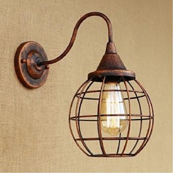 40W E27 B020 Simple And Retro Creative Personality Rust Color American wall lamp Wall Sconces Wall Light