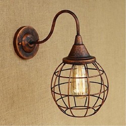 40W E27 B020 Simple And Retro Creative Personality Rust Color American wall lamp Wall Sconces Wall Light