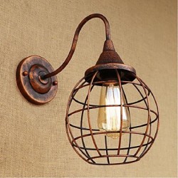 40W E27 B020 Simple And Retro Creative Personality Rust Color American wall lamp Wall Sconces Wall Light