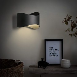 LED Integrated Modern/Contemporary Black Oxide Finish Feature for LED Mini Style Ambient Light Wall Sconces Wall Light