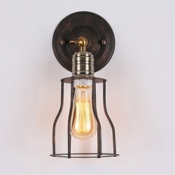 Max 60W Retro Industrial Style Country Metal Wall Lights Restaurant Cafe Mini Wall Sconces