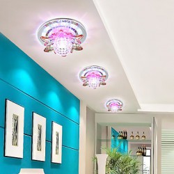 18CM Circular Crystal Idea Corridor Ceiling Lamp Tube Light Led To Absorb Dome Lamp Led Light