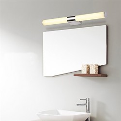 40cm High Quality 8W LED Mirror Lamp Bathroom Lights 85-265V Stainless and Acrylic Wall Lights Make-up Lighting