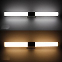 40cm High Quality 8W LED Mirror Lamp Bathroom Lights 85-265V Stainless and Acrylic Wall Lights Make-up Lighting