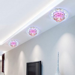 18CM Circular Crystal Idea Corridor Ceiling Lamp Tube Light Led To Absorb Dome Lamp Led Light