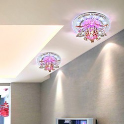 18CM Circular Crystal Idea Corridor Ceiling Lamp Tube Light Led To Absorb Dome Lamp Led Light