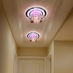 18CM Circular Crystal Idea Corridor Ceiling Lamp Tube Light Led To Absorb Dome Lamp Led Light