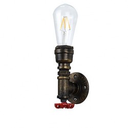 4 E27 Rustic/Lodge Traditional/Classic Antique Brass Feature for LED Bulb Included,Ambient Light Wall Sconces Wall Light