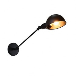 4W E27 Led Light Painted Steel Wall Lamp Dumb Black American Coffee Decoration Retro Wall Light Lightsaber Lamp On Wall