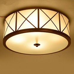 5 Traditional/Classic / Rustic/Lodge LED / Bulb Included Brass Metal Flush Mount Living Room / Bedroom / Dining Room