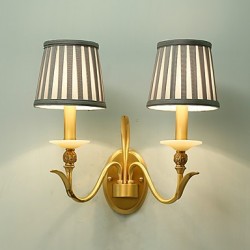 E12/E14 Simple Country Traditional/Classic Brass Feature for Mini Style Bulb IncludedUplight Wall Sconces Wall Light PP