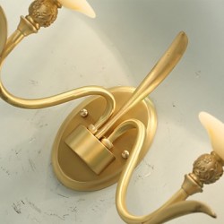 E12/E14 Simple Country Traditional/Classic Brass Feature for Mini Style Bulb IncludedUplight Wall Sconces Wall Light PP