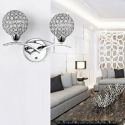 The Simplicity Of Modern Crystal Lamp Creative Fashion Bedroom Bedside Lamp Dining Room Aisle Lights