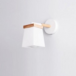 Squere Glassshade Wall Lamp For Bedroom Modern FeatureAmbient Light Wall Sconces Wall Light