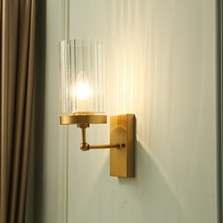 5 E26/E27 Simple Traditional/Classic Country Brass Feature for Mini Style Bulb Included,Uplight Wall Sconces Wall Light