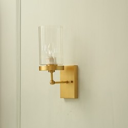 5 E26/E27 Simple Traditional/Classic Country Brass Feature for Mini Style Bulb Included,Uplight Wall Sconces Wall Light