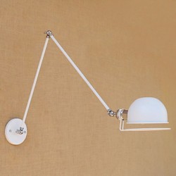 60 E26/E27 Simple Vintage Country Painting Feature for Mini Style Swing Arm Eye Protection,Ambient Light Wall Sconces