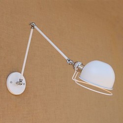 60 E26/E27 Simple Vintage Country Painting Feature for Mini Style Swing Arm Eye Protection,Ambient Light Wall Sconces